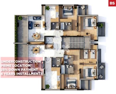 Under construction/ZALKA/الزلقا/Monthly installments/ REF#BS134677 !