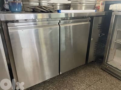 large stainless refrigerator