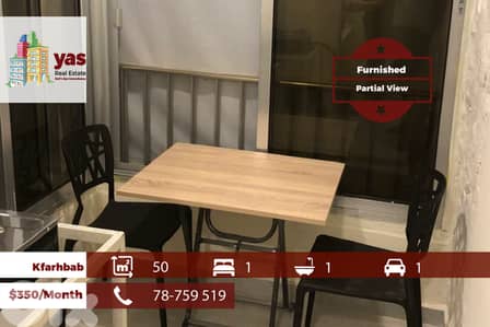 Kfarhbab 50m2 | Furnished Chalet | Rent | Prime Location | IV