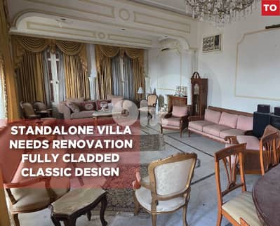 Classic Design Standalone Villa rabwe - Rabieh /رابوي. REF#TO134683