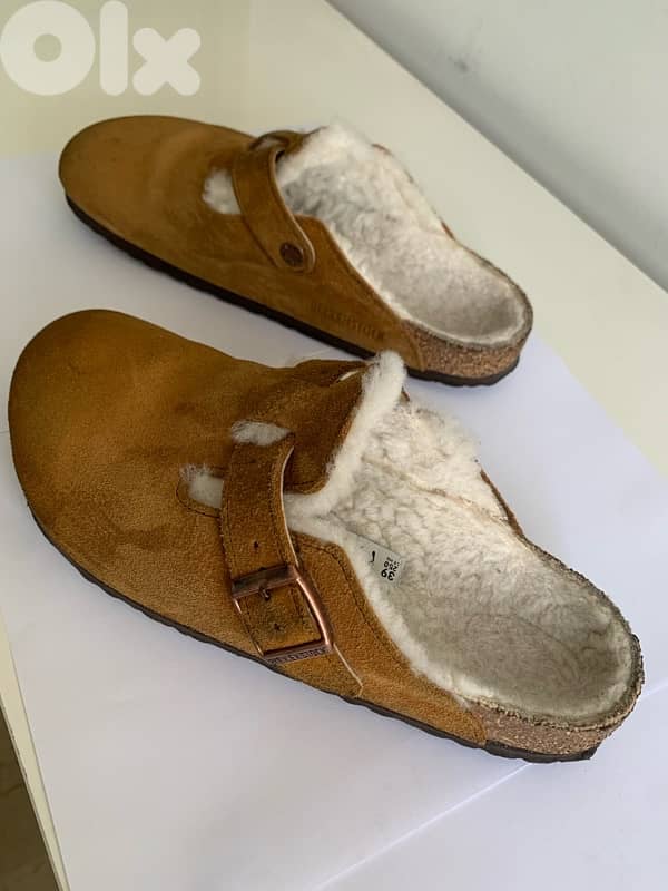Birkenstock Boston Shearling slze women’s 39 2