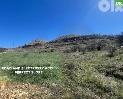 Road and Electricity access ,Perfect Slope , Sawfar/ صوفر REF#OK134685