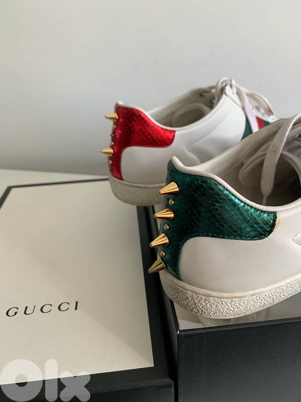 Gucci sneaker size 39 - Gucci Ace Studded Pearl 4
