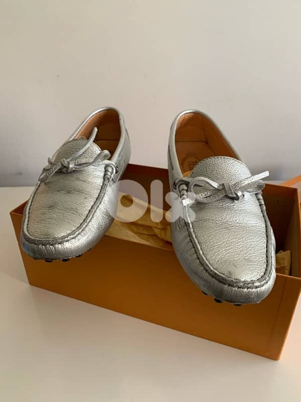Tod’s mocassin size 40 - silver color 3