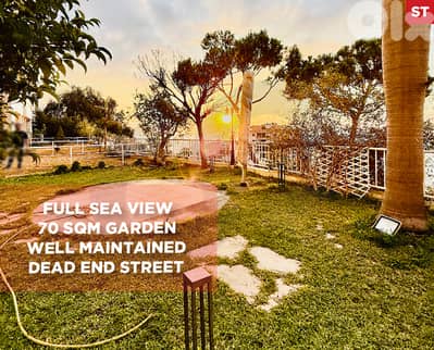 Sea view/Storage room/Garden/Sahel Alma - ساحل علما/REF#ST134688