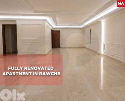 Fully renovated apartment in Rawche/ روشة REF#NA134690