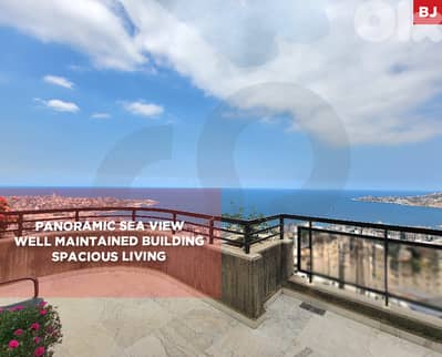 Sea view/Maids Room/Balcony/Sahel Alma - ساحل علما/REF#BJ134693