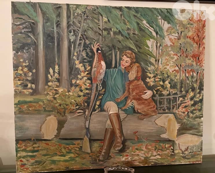 Tableau huile sur toile 1