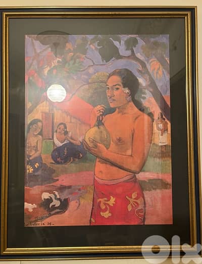 Tableau huile sur toile Roche Bobois