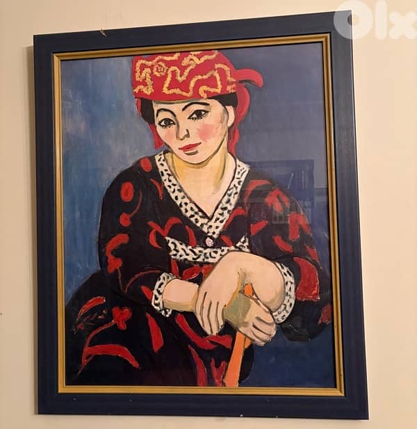 Tableau huile sur toile Roche Bobois 3