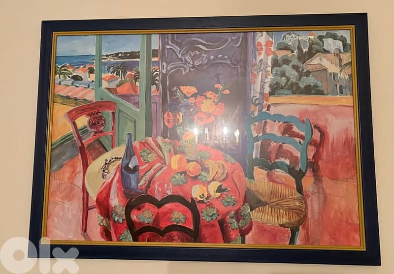 Tableau huile sur toile Roche Bobois 4