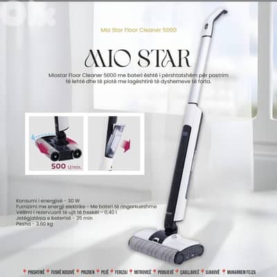 Mio Star Floor Cleaner 5000  damp cleaning of hard floors.