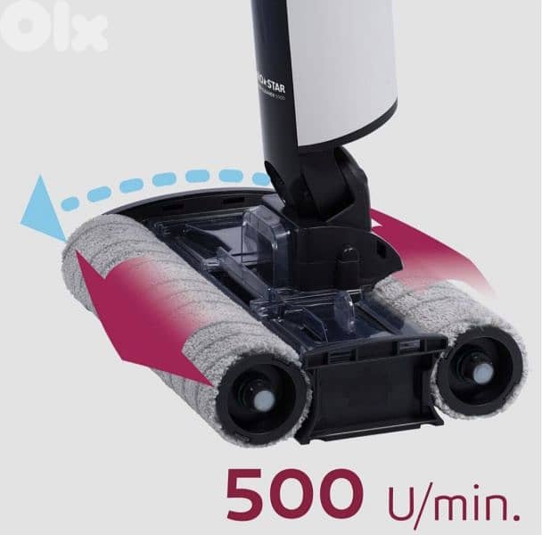 Mio Star Floor Cleaner 5000  damp cleaning of hard floors. 5
