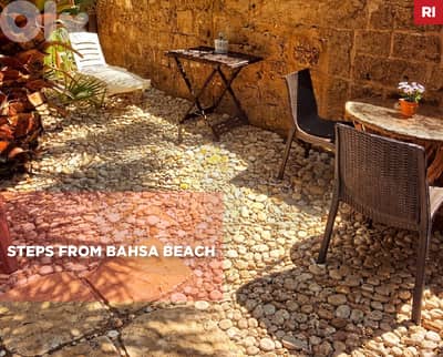 Steps from bahsa beach , Fully Furnished , Batroun /بترون REF#RI134703