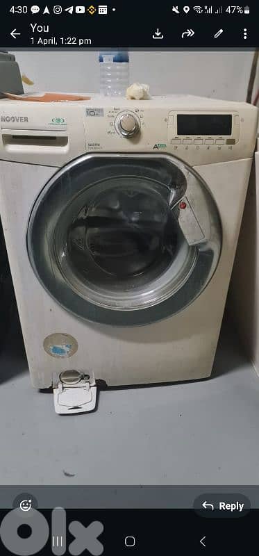 Hoover front-load washing machine