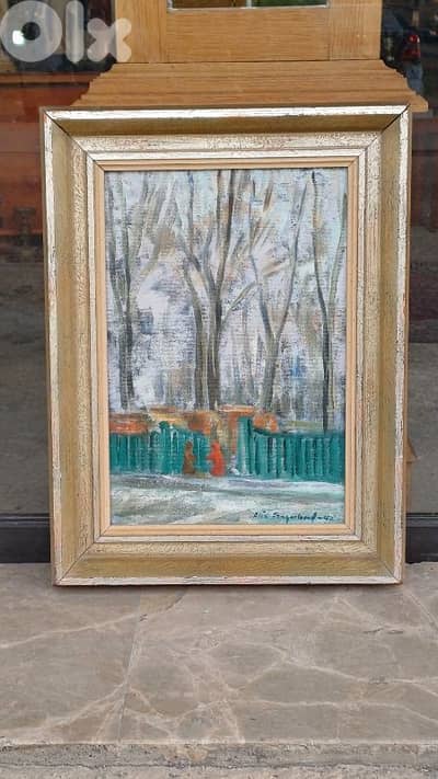 لوحة رسم زيتي اوروبية