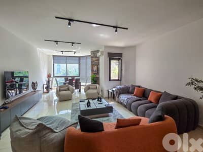 Prime Location Duplex in Qornet El Hamra with Partial Mountain View