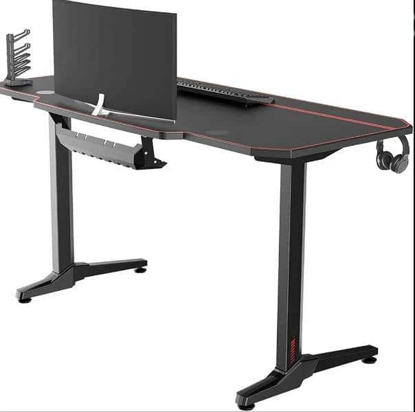sogesfurniture T- Shape rectangular Gaming Desk Computer. 5