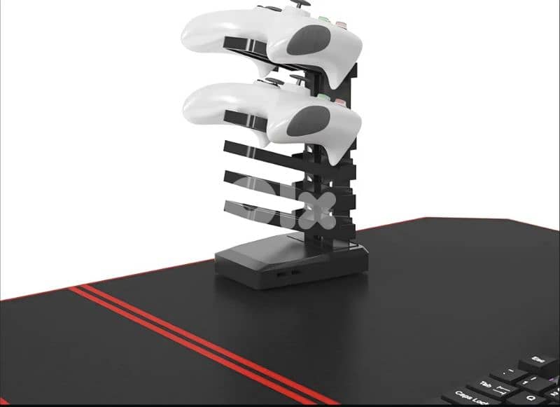 sogesfurniture T- Shape rectangular Gaming Desk Computer. 8