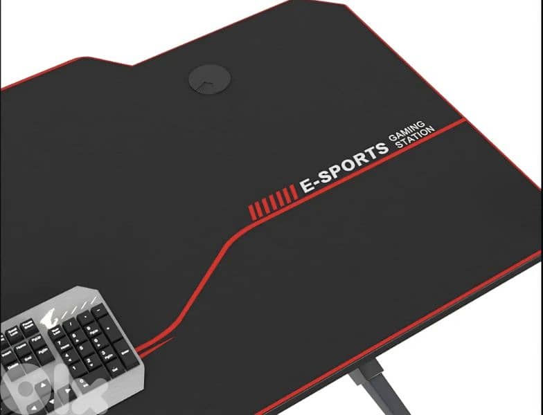 sogesfurniture T- Shape rectangular Gaming Desk Computer. 9