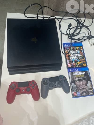 PS4 Pro 1 TB Barely Used Condition New