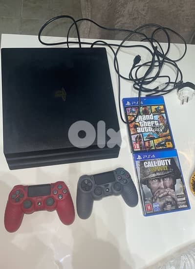 PS4 Pro 1 TB Barely Used Condition New