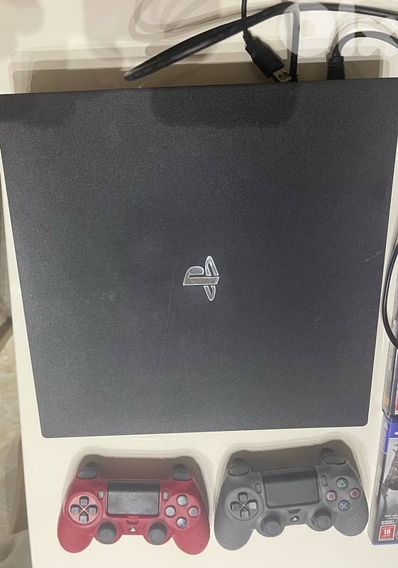 PS4 Pro 1 TB Barely Used Condition New 1