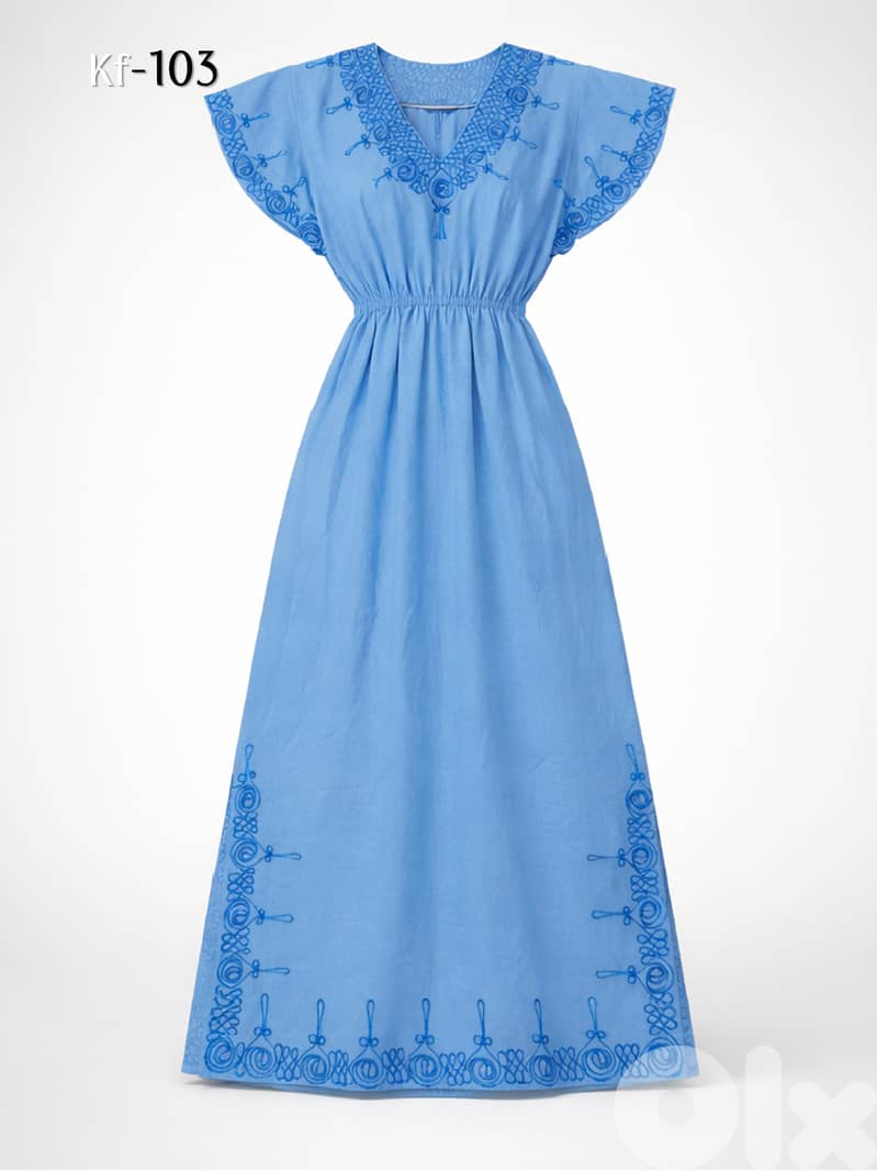 Elegant Embroidered Kaftan from European Brands 3