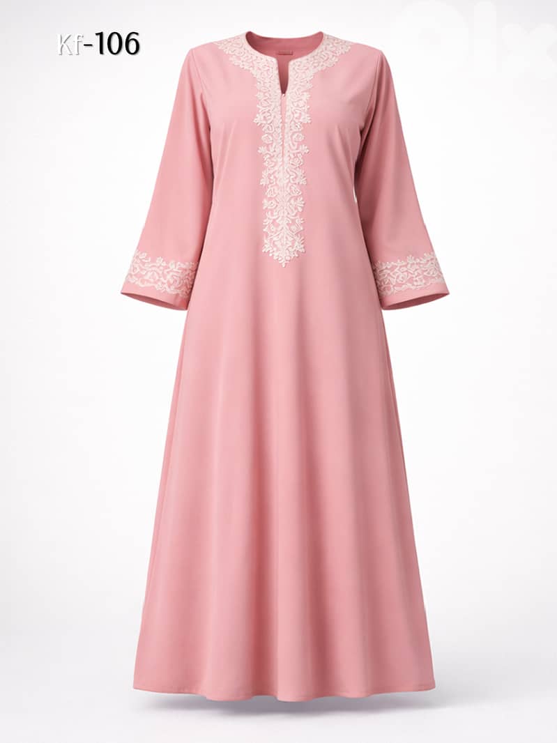 Elegant Embroidered Kaftan from European Brands 6