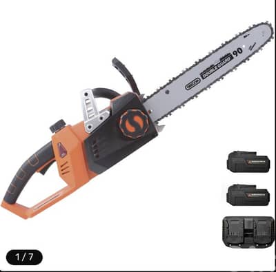 YARD FORCE 20 V Double Battery Chainsaw , 350 mm Chain Rod Length