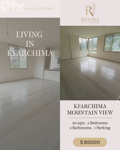 Open Mountain View apartment for sale in Kfarchima