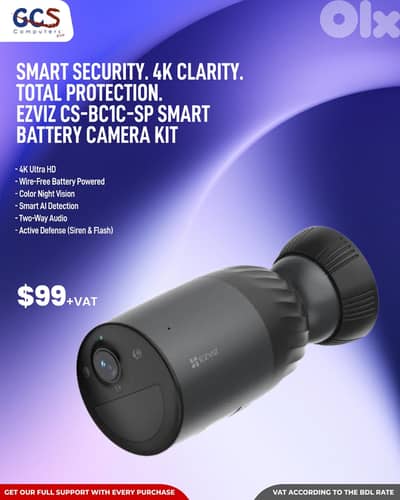 Smart Security. 4K Clarity. Total Protection. EZVIZ CS-BC1C-SP Smart B
