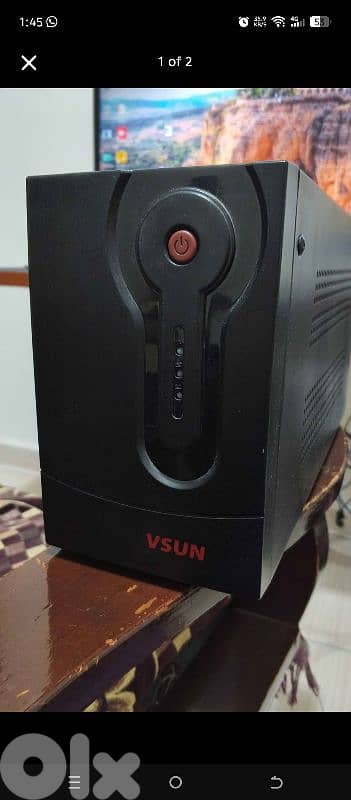 ups vsun 2000 VA 2 batteries