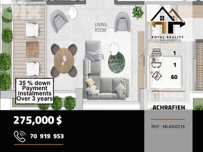 under construction loft apartments for sale in achrafieh beirut