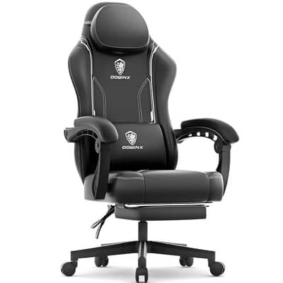 Downix chair black leather