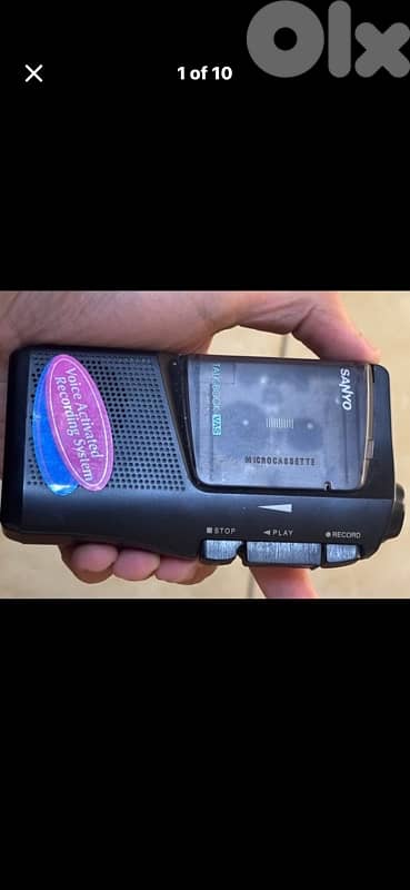 SANYO TRC-525M Microcassette Voice Recorder VOR•Tested•Box & Manuals