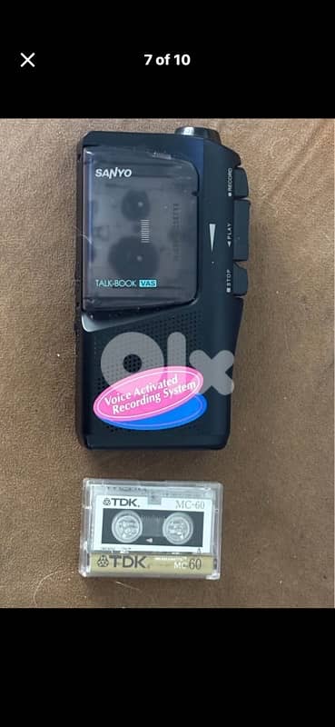SANYO TRC-525M Microcassette Voice Recorder VOR•Tested•Box & Manuals 8