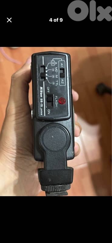 Nikon Speedlight SB-15 • Vintage Flash Unit • Tested & Working 3