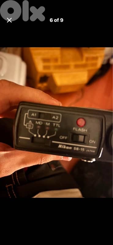 Nikon Speedlight SB-15 • Vintage Flash Unit • Tested & Working 5