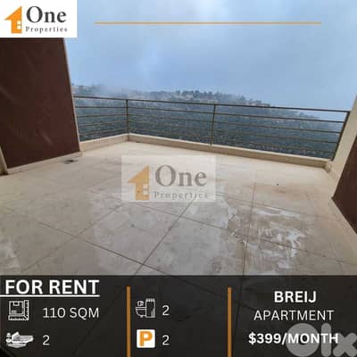 APARTMENT FOR RENT IN BREIJ JBEIL