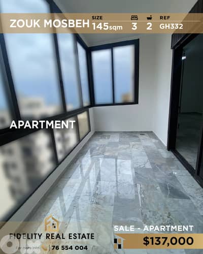 Apartment for sale in Zouk Mosbeh GH332 شقة للبيع في زوق مصبح