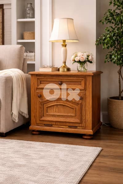 خزانة جانبية خشبية متينة سعر مخفض ونهائي 40$