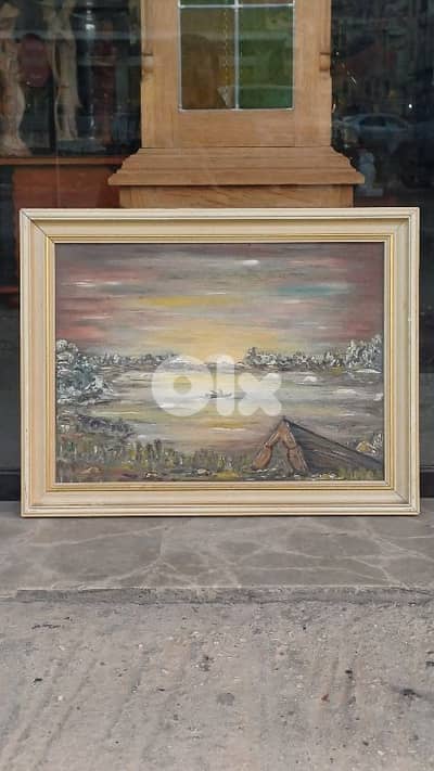 لوحة رسم زيتي اوروبية