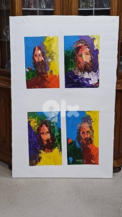 لوحة رسم زيتي