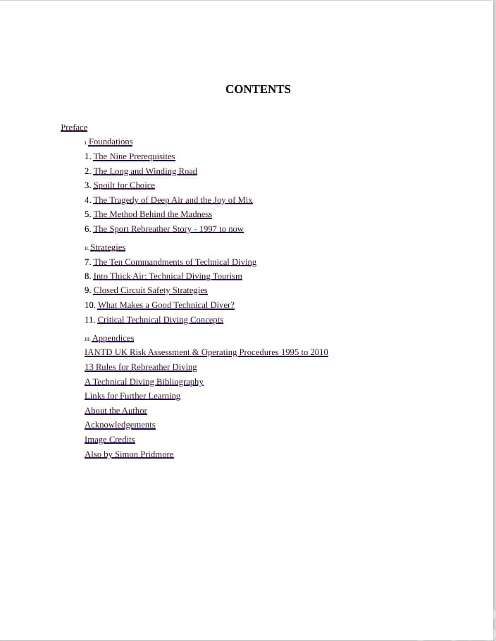 Technically Speaking: Talks on Technical Diving Volume 2 (eBook) 1