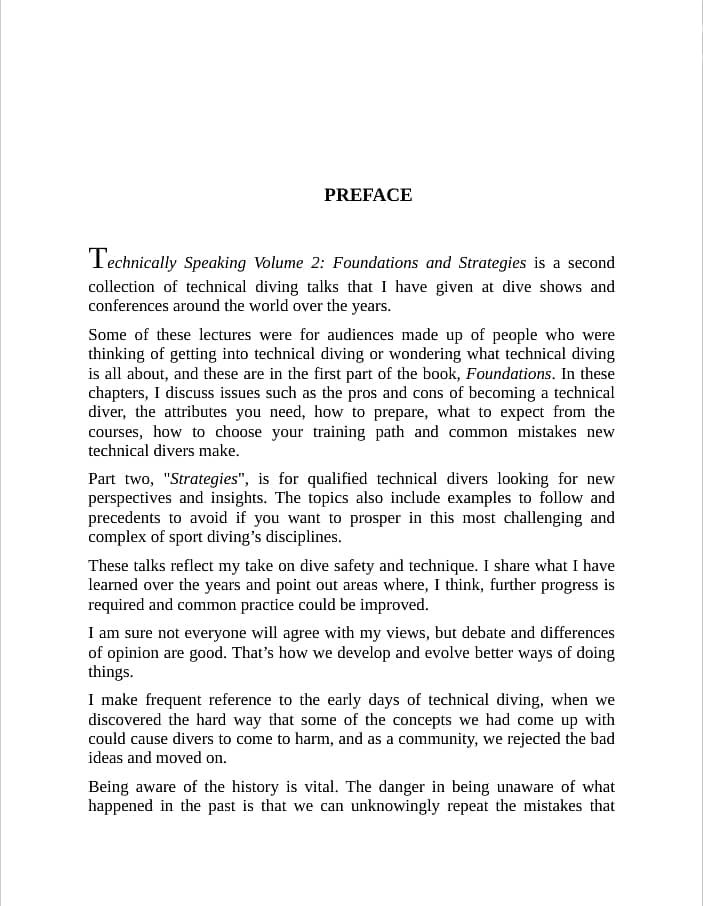 Technically Speaking: Talks on Technical Diving Volume 2 (eBook) 2