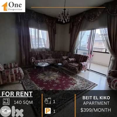 APARTMENT FOR RENT IN BEIT EL KIKO