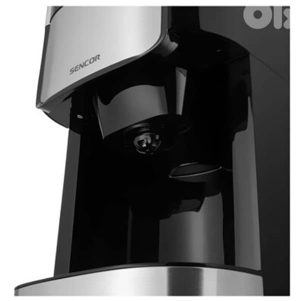 Severin, water tank 1.4 L, inox/black - Coffee maker with grinder 7