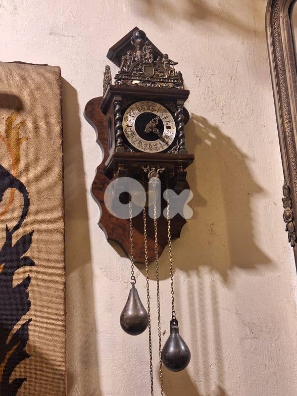 antique european wall clock 2