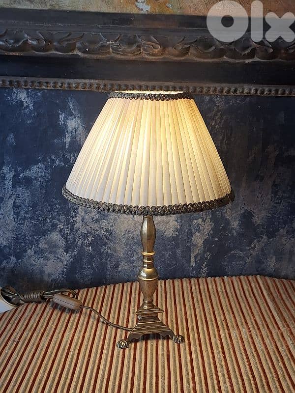 french brass lamp 1